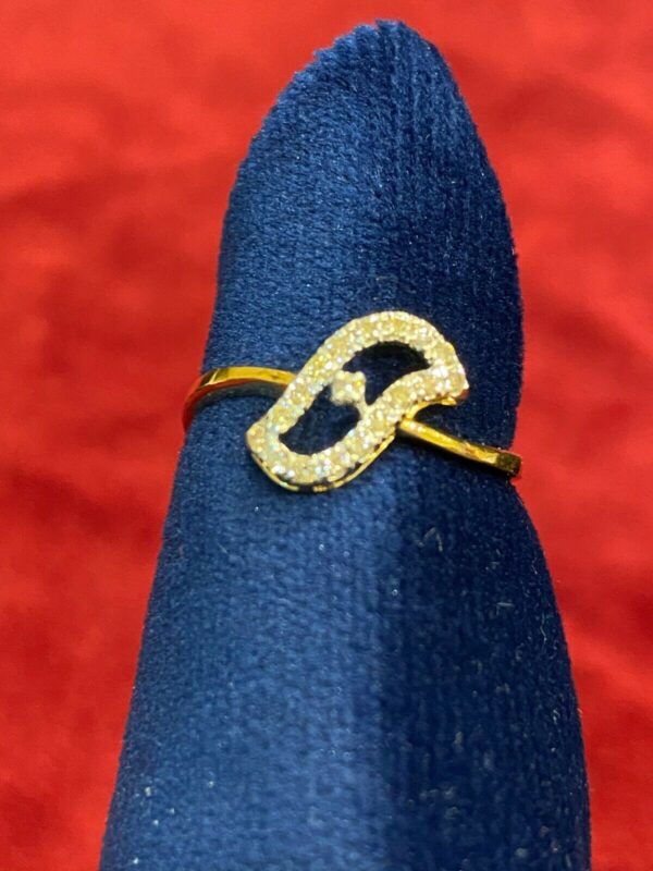 0.20 Cts Round Brilliant Cut Diamonds Anniversary Band Ring In 750 Fine 18K Gold