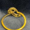 0.20 Cts Round Brilliant Cut Diamonds Anniversary Band Ring In 750 Fine 18K Gold