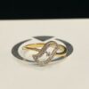 0.20 Cts Round Brilliant Cut Diamonds Anniversary Band Ring In 750 Fine 18K Gold