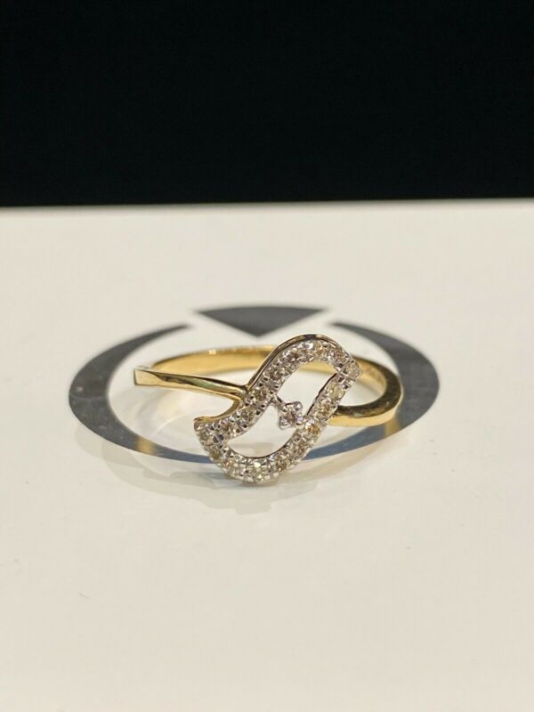 0.20 Cts Round Brilliant Cut Diamonds Anniversary Band Ring In 750 Fine 18K Gold
