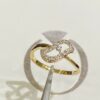0.20 Cts Round Brilliant Cut Diamonds Anniversary Band Ring In 750 Fine 18K Gold
