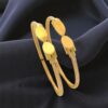 Timeless Women Dubai Handmade Bangles Set in 916 Hallmarked 22Karat Yellow Gold