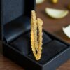 Pave 2.17 Cts Round Brilliant F/VS1 Diamonds Serpenti Viper Bracelet 18K Gold