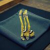 Stunning Dubai Handmade Slip-On Bangles Set in 916 Hallmarked 22K Yellow Gold