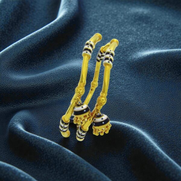Stunning Dubai Handmade Slip-On Bangles Set in 916 Hallmarked 22K Yellow Gold