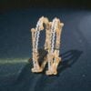 Exquisite Dubai Handmade Bangles Set in Hallmark 22K Yellow Gold