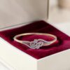Pave 1.18 Cts Round Brilliant F/VS1 Diamonds Statement Bracelet 14K Yellow Gold