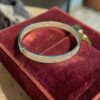 B-122 (15) Gorgeous 0.28 Cts Round Brilliant F/VS1 Diamonds Unisex Love Bracelet 18K White Gold