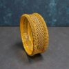 Gorgeous Heavy Handmade Dubai Bangle In 916 Hallmark 22K Yellow Gold