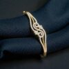 Classy 1.21 Cts Round Brilliant F/VS1 Diamonds Bracelet In 14K Yellow Gold