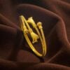 B-551 (20) Classic Dubai Handmade Hand Design Bangle Bracelet 916 Hallmark 22K Yellow Gold