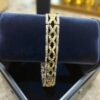 Classy 3.74 Cts Round Brilliant Cut Natural Diamonds Statement Bracelet 14K Gold