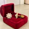 Stunning 1.10 Cts Round Brilliant F/VS1 Diamonds Pearl Stud Earrings in 14K Gold