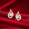 E-150 (6) Stunning 0.88 Cts Round Brilliant Cut F/VS1 Diamonds Stud Earrings 14K Rose Gold
