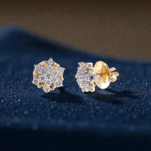 Home 10 Stunning 0.66 Cts Round Brilliant F/VS1 Diamonds Stud Earrings 14K Yellow Gold