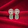 Classy 0.90 Cts Round Brilliant F/VS1 Diamonds Stud Earrings In 14K Yellow Gold