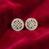 Exquisite 2.40 Cts Round Brilliant F/VS1 Natural Diamonds Stud Earrings 14K Gold