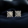 Exquisite 0.80 Cts Round Brilliant F/VS1 Diamonds Stud Earrings In 14K Gold