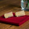 Pave 1.84 Cts Round Brilliant F/VS1 Diamonds Multi-Row Huggie Earrings 14K Gold