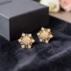 E-307 (18) Stunning 1.76 Cts Round Brilliant F/VS1 Diamonds Stud Earrings 14K Yellow Gold