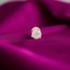 E-809 (17) GIA Certified 1 Carats F/VS1 Round Brilliant Diamond Men's Stud Earring 14K Gold