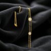 Stunning 0.55 Cts Round Brilliant Cut F/VS1 Diamonds Necklace in 14K Yellow Gold