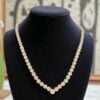 N-075-H (15) Pave 9.75 Cts Round Brilliant F/VS1 Diamonds Eternity Tennis Necklace 14K Gold