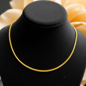 Stylish Unisex Dubai Handmade Fox Chain Necklace In 916 Hallmark 22K Yellow Gold
