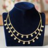 N-112 (16) 2.44 Carats Round Brilliant F/VS1 Diamonds Two-Strand Necklace 14K Yellow Gold