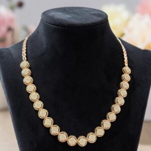 Beautiful 1.07 Cts Round Brilliant F/VS1 Diamonds Halo Necklace in 14K Rose Gold