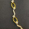 N-466 (10) Pave 2.60 Cts Round Brilliant Cut Natural Diamonds Necklace In 750 Fine 18K Gold