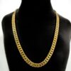N-500 (18) Classy Dubai Cuban Link Men's Chain Necklace In 916 Hallmark 22K Yellow Gold