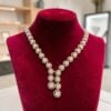 Classy 1.99 Cts Round Brilliant F/VS1 Diamonds Single Strand Necklace 14K Gold