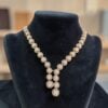 Classy 1.99 Cts Round Brilliant F/VS1 Diamonds Single Strand Necklace 14K Gold