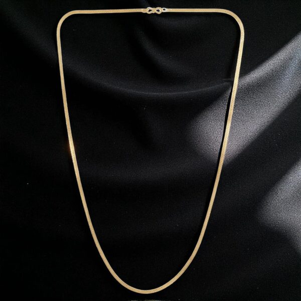 N-545 (10) Classy Dubai Unisex Handmade Snake Chain Necklace 916 Hallmarked 22K Yellow Gold