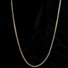 N-545 (2) Classy Dubai Unisex Handmade Snake Chain Necklace 916 Hallmarked 22K Yellow Gold