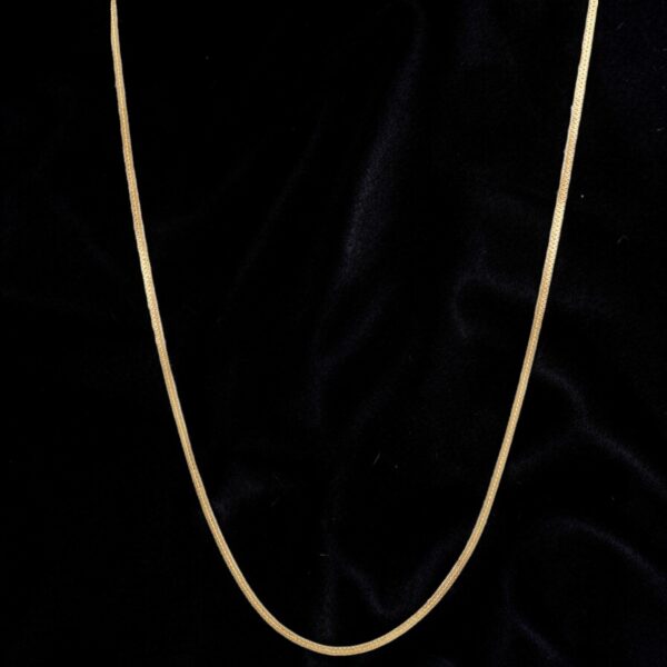 N-545 (2) Classy Dubai Unisex Handmade Snake Chain Necklace 916 Hallmarked 22K Yellow Gold