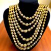 Beautiful Dubai Handmade Necklace Earrings Set In 916 Hallmarked 22K Yellow Gold