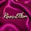 0.90 Cts Round Brilliant Cut F/VS1 Diamonds Unisex Custom Name Necklace 14K Gold