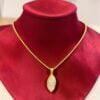 N-575 (25) 2.10 Cts GIA Certified Marquise Round Shape Diamonds Necklace In 18K Yellow Gold