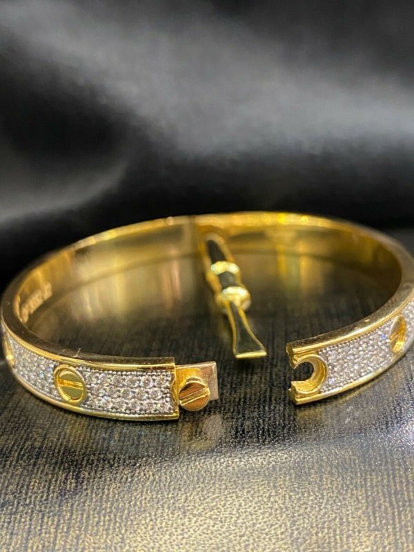 Gold and Diamond Love Bracelet
