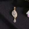P-081 (9) Classy 2.38 Cts Round Brilliant Cut F/VS1 Diamonds Pendant Earrings Set 14K Gold