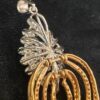 Pave 2.20 Cts Round Brilliant Cut Natural Diamonds Pendant In 585 Solid 14K Gold