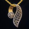 Stunning 0.85 Cts Round Brilliant Cut Natural Diamonds Pendant In Solid 18K Gold