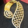 Stunning 0.85 Cts Round Brilliant Cut Natural Diamonds Pendant In Solid 18K Gold
