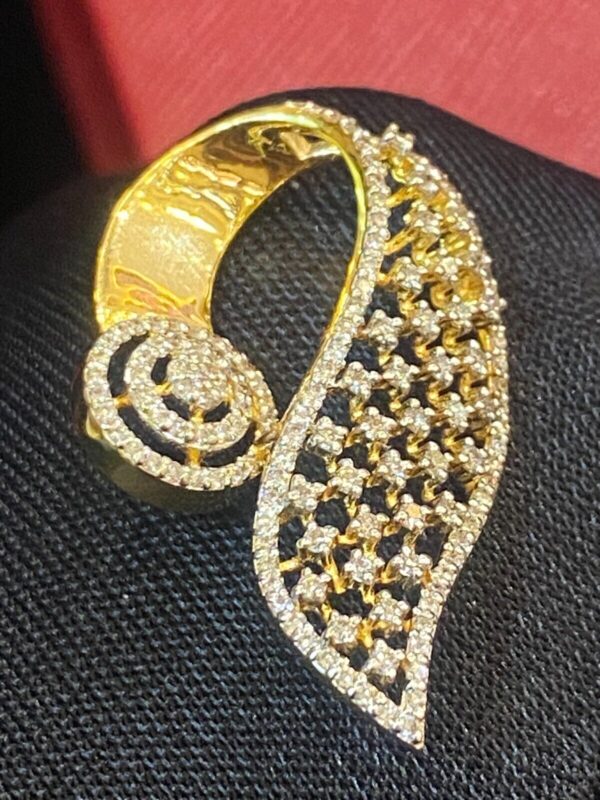 Stunning 0.85 Cts Round Brilliant Cut Natural Diamonds Pendant In Solid 18K Gold