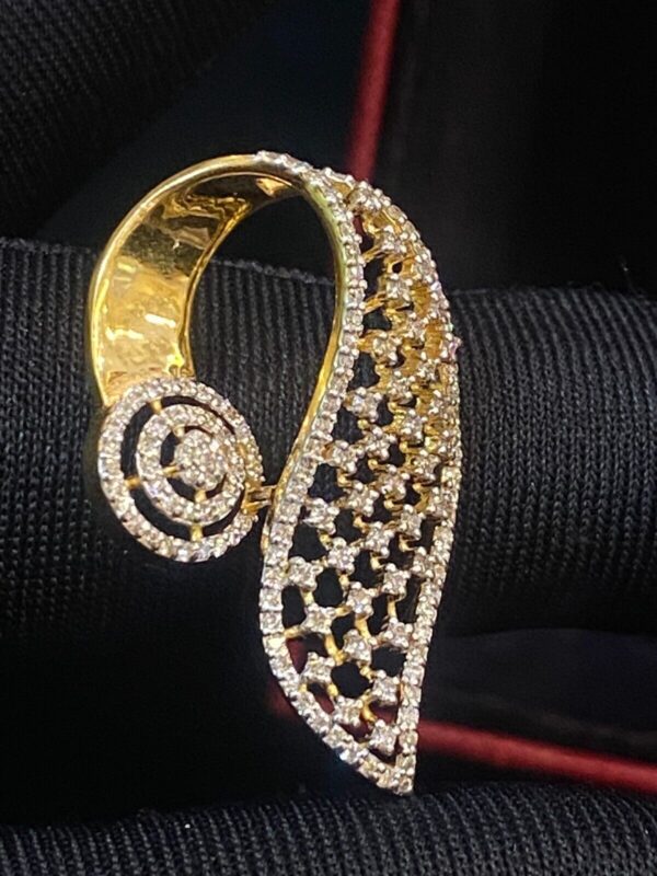 Stunning 0.85 Cts Round Brilliant Cut Natural Diamonds Pendant In Solid 18K Gold