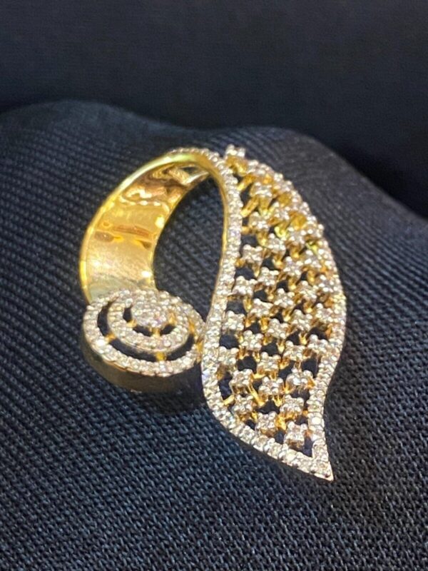 Stunning 0.85 Cts Round Brilliant Cut Natural Diamonds Pendant In Solid 18K Gold