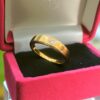 Classy 0.10 Cts Round Brilliant Cut Diamond Unisex Engagement Band Ring 18K Gold