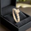 2.40 Cts GIA Certified Cushion Round Cut F/VS1 Diamonds Engagement Ring 18K Gold